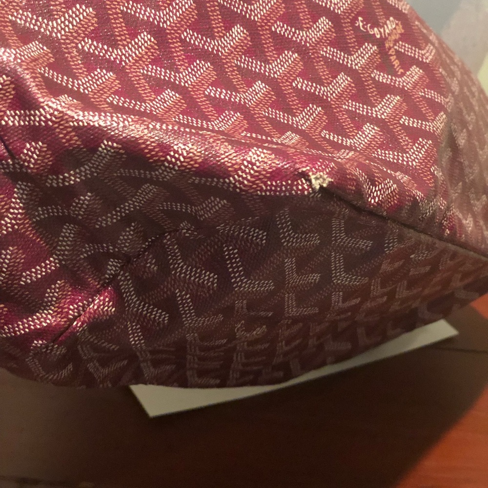 Goyard Burgundy Canvas Saint Louis Tote - Picture 4 of 8